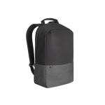 Anti-theft recycled polyester backpack for tablet and laptop, 15.6” grey colour