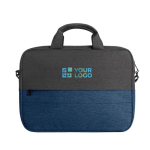 Recycled polyester laptop case with trolley strap, 15” main view