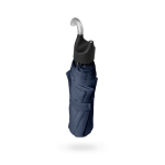 Windproof folding umbrella in recycled polyester, Ø98 blue colour third view