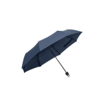 Windproof folding umbrella in recycled polyester, Ø98 blue colour