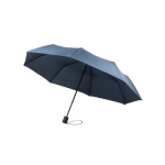 Automatic folding umbrella in recycled polyester 190T, Ø97 blue colour third view