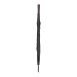 Polyester umbrella, 190T, with wooden handle and manual opening, Ø127 black colour first view