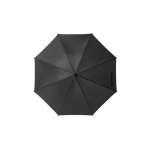 Polyester umbrella, 190T, with wooden handle and manual opening, Ø127 black colour second view