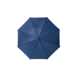 Polyester umbrella, 190T, with wooden handle and manual opening, Ø127 blue colour second view