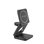 3-in-1 foldable magnetic ABS charger, also serves as a stand main view