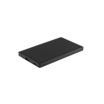 3-in-1 foldable magnetic ABS power bank, 4,000 mAh black colour