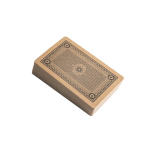 Classic 54-card deck made from FSC™-certified kraft paper black colour