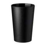 High-temperature-resistant plastic coffee mug, 300 ml dark grey colour