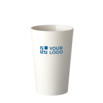 High-temperature-resistant plastic coffee mug, 300 ml