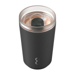 Recycled stainless steel thermal tumbler, 350 ml black colour