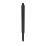 Recycled plastic pen with steel spring, black ink black colour