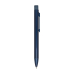 Recycled brass pen with iron clip, black ink blue colour