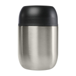 Recycled stainless steel double-wall lunchbox, 480 ml silver colour