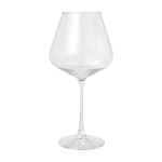 Set of two elegant wide-base wine glasses, 680 ml transparent colour