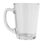 Set of two glass tea mugs with a capacity of 310 ml transparent colour