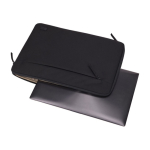 Recycled polyester padded laptop sleeve, 14'', Case Logic Invigo black colour