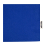 Recycled cotton shopping bag with long handles, 140 g/m² royal blue colour