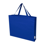 Recycled cotton bag with a large main compartment, 220 g/m² royal blue colour