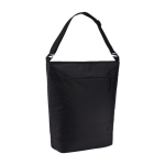 Recycled polyester tote bag with organisers for laptops, 15.6'' black colour