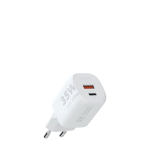 Recycled plastic charger plug with 2 ports, 35W