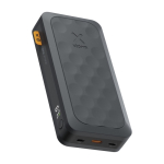 Ultra-fast recycled plastic power bank, 27,000 mAh black colour