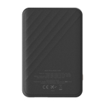 Fast-charging power bank with 2 ports and FastCharge, 5,000 mAh black colour