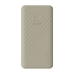 Fast-charging power bank with FastCharge technology, 10,000 mAh sand colour