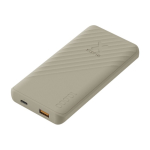 Fast-charging power bank with FastCharge technology, 10,000 mAh sand colour