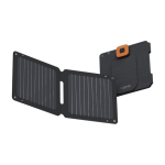 Foldable solar panel for electronic devices, 14W black colour