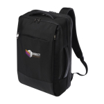 Durable recycled polyester laptop bag, 17'' black colour