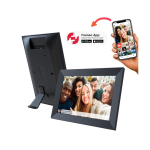 Prixton Prado 10'' digital photo frame with ”Frameo” app black colour