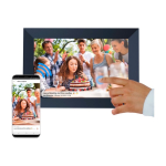 Prixton Prado 10'' digital photo frame with ”Frameo” app black colour