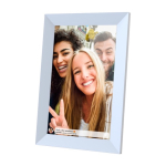 Prixton Prado 10'' digital photo frame with ”Frameo” app white colour