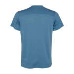 Men's recycled polyester sports t-shirt, 100 g/m², Roly pastel blue colour