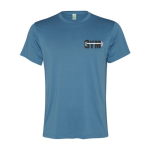 Men's recycled polyester sports t-shirt, 100 g/m², Roly pastel blue colour