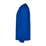 Men's long-sleeved polyester sports t-shirt, 150 g/m², Roly blue colour