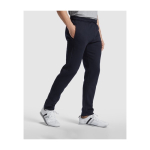 Unisex regular-fit cotton and polyester trousers, 280 g/m², Roly black colour