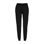 Women's cotton and polyester sports trousers, 280 g/m², Roly black colour