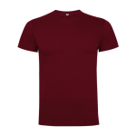 Men's cotton short-sleeved t-shirt, 165 g/m², Roly burgundy colour