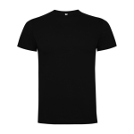 Men's cotton short-sleeved t-shirt, 165 g/m², Roly black colour