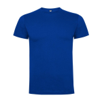 Men's cotton short-sleeved t-shirt, 165 g/m², Roly blue colour