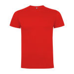 Men's cotton short-sleeved t-shirt, 165 g/m², Roly red colour