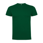 Men's cotton short-sleeved t-shirt, 165 g/m², Roly bottle green colour