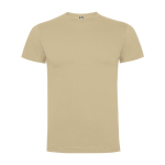 Men's cotton short-sleeved t-shirt, 165 g/m², Roly sand colour