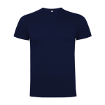 Men's cotton short-sleeved t-shirt, 165 g/m², Roly navy-blue colour