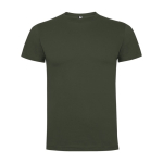 Men's cotton short-sleeved t-shirt, 165 g/m², Roly dark green colour