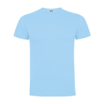 Men's cotton short-sleeved t-shirt, 165 g/m², Roly light blue colour