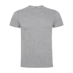 Men's cotton short-sleeved t-shirt, 165 g/m², Roly heather light grey colour