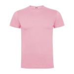 Men's cotton short-sleeved t-shirt, 165 g/m², Roly light pink colour