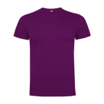 Men's cotton short-sleeved t-shirt, 165 g/m², Roly purple colour